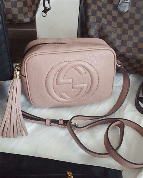 rose beige gucci bag